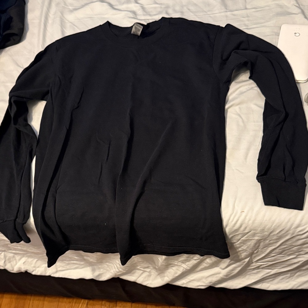 Gildan Black Long Sleeve Tee